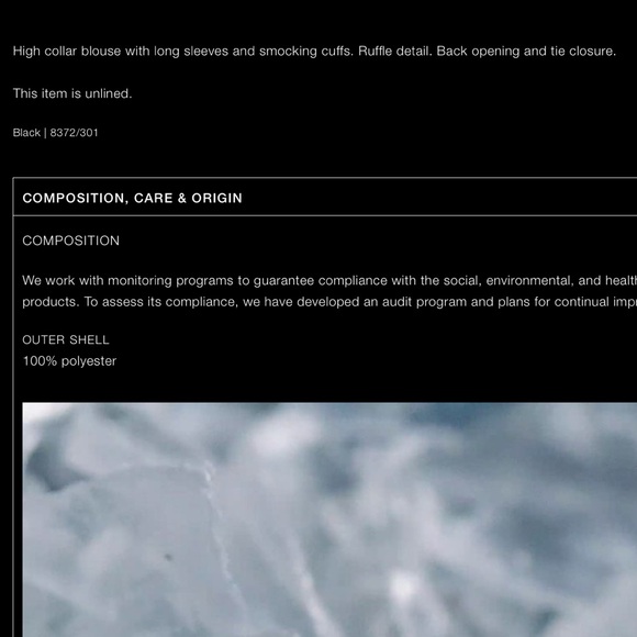 Zara semi sheer oversized ruffle organza blouse - Picture 10 of 12